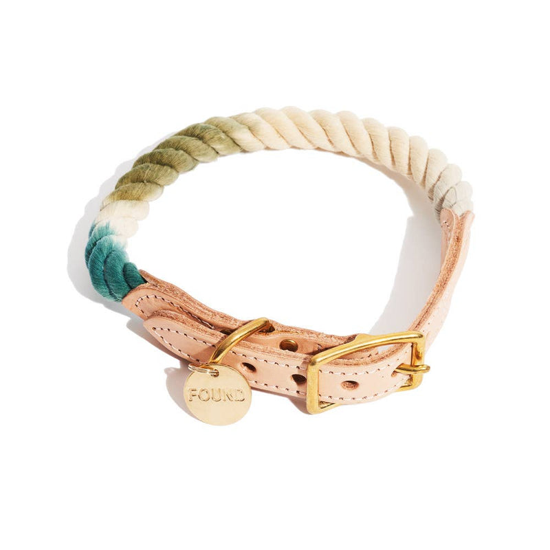 Found My Animal | The Catskill Ombre Cotton Rope Dog Collar-Found My Animal-Love My Hound