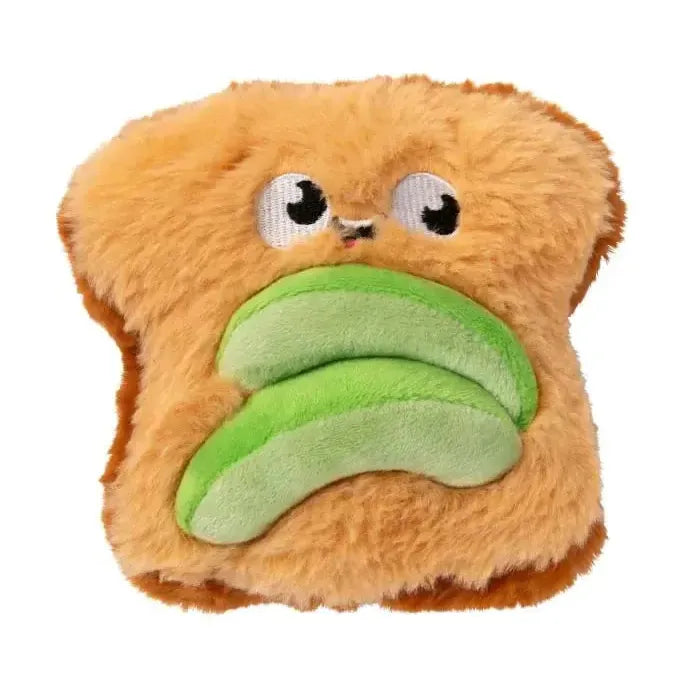 FuzzYard | Avocado & Toast 2pk - Dog Toy-FuzzYard-Love My Hound