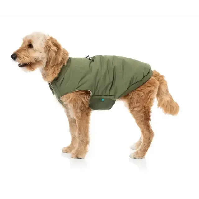 FuzzYard | Bomber Jacket - Khaki Green-FuzzYard-Love My Hound