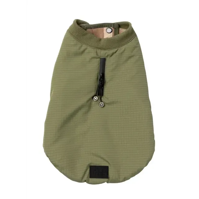 FuzzYard | Bomber Jacket - Khaki Green-FuzzYard-Love My Hound