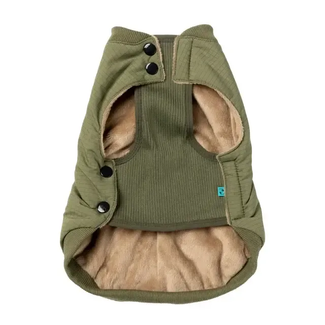FuzzYard | Bomber Jacket - Khaki Green-FuzzYard-Love My Hound