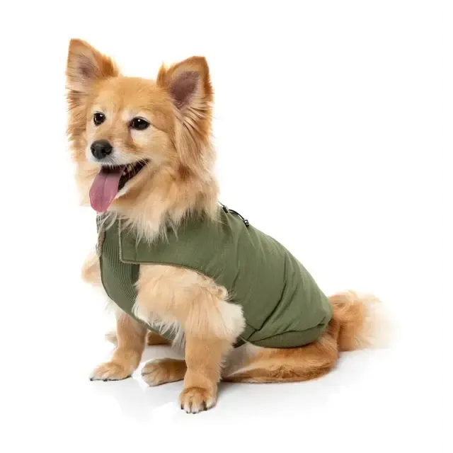 FuzzYard | Bomber Jacket - Khaki Green-FuzzYard-Love My Hound