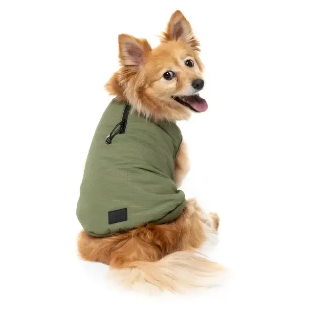 FuzzYard | Bomber Jacket - Khaki Green-FuzzYard-Love My Hound