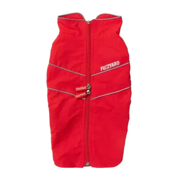 FuzzYard | Breaker Raincoat - Red-FuzzYard-Love My Hound