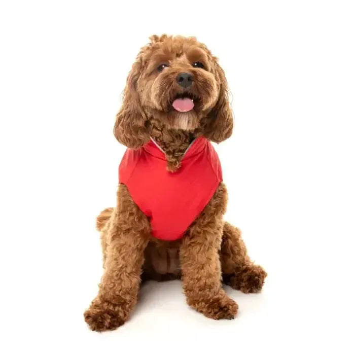FuzzYard | Breaker Raincoat - Red-FuzzYard-Love My Hound