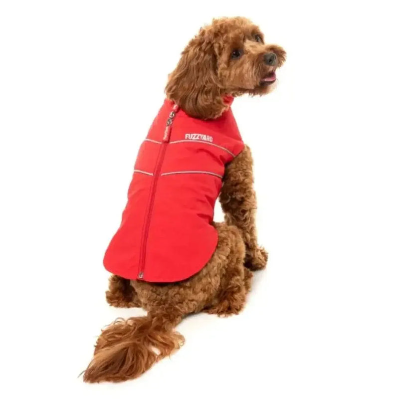 FuzzYard | Breaker Raincoat - Red-FuzzYard-Love My Hound