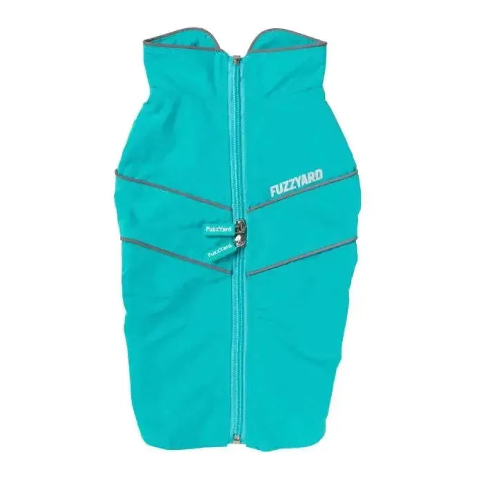 FuzzYard | Breaker Raincoat - Teal-FuzzYard-Love My Hound