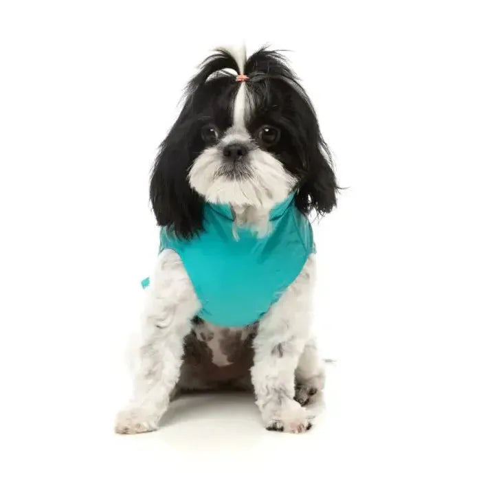 FuzzYard | Breaker Raincoat - Teal-FuzzYard-Love My Hound