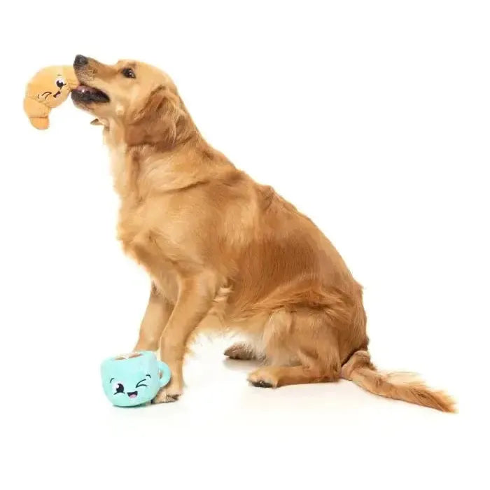 FuzzYard | Croissant & Cappuccino 2pk - Dog Toy-FuzzYard-Love My Hound