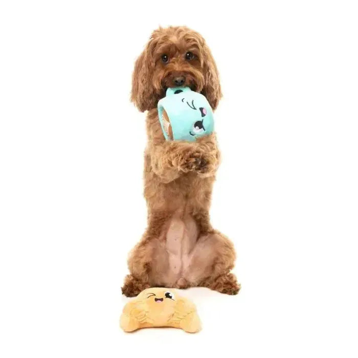 FuzzYard | Croissant & Cappuccino 2pk - Dog Toy-FuzzYard-Love My Hound