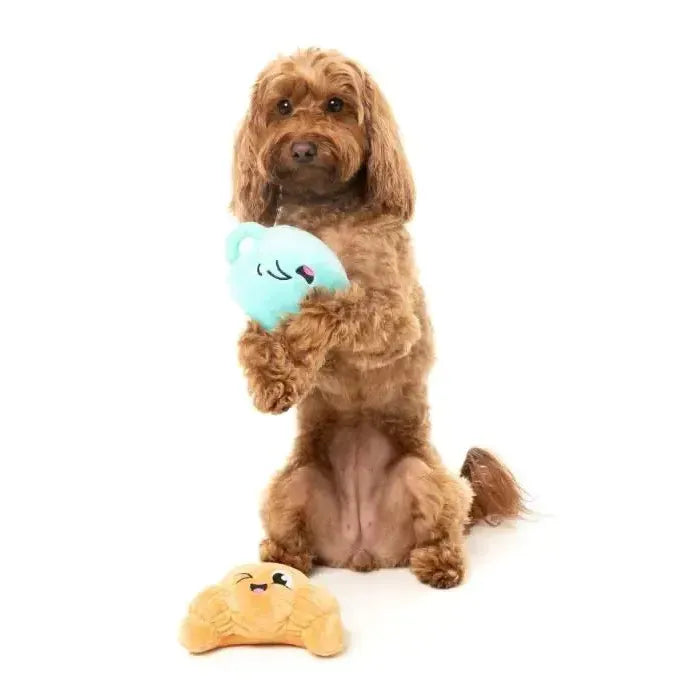FuzzYard | Croissant & Cappuccino 2pk - Dog Toy-FuzzYard-Love My Hound