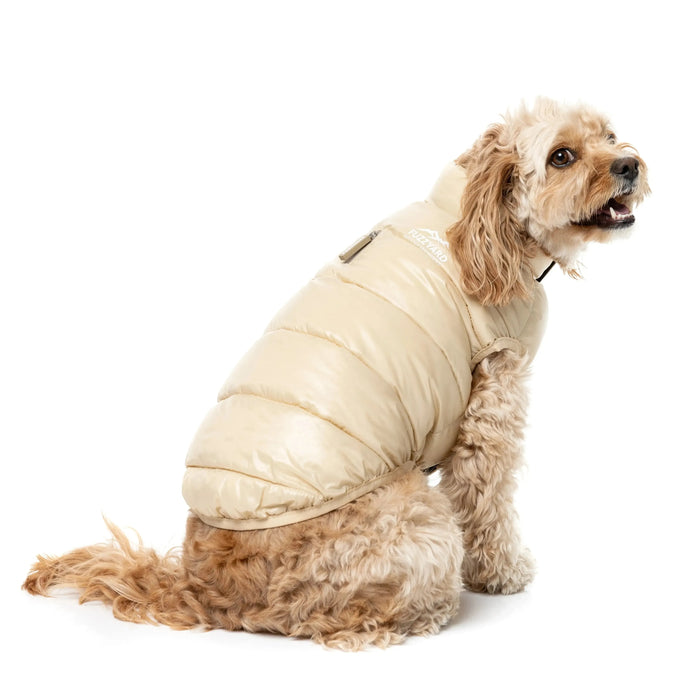 FuzzYard | East Harlem Dog Puffer Jacket - Tan-FuzzYard-Love My Hound