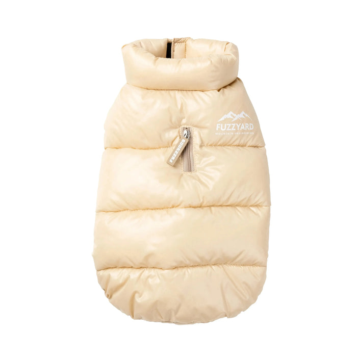 FuzzYard | East Harlem Dog Puffer Jacket - Tan-FuzzYard-Love My Hound