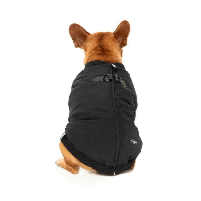 FuzzYard | East MacGyver Dog Harness Jacket - Black-FuzzYard-Love My Hound