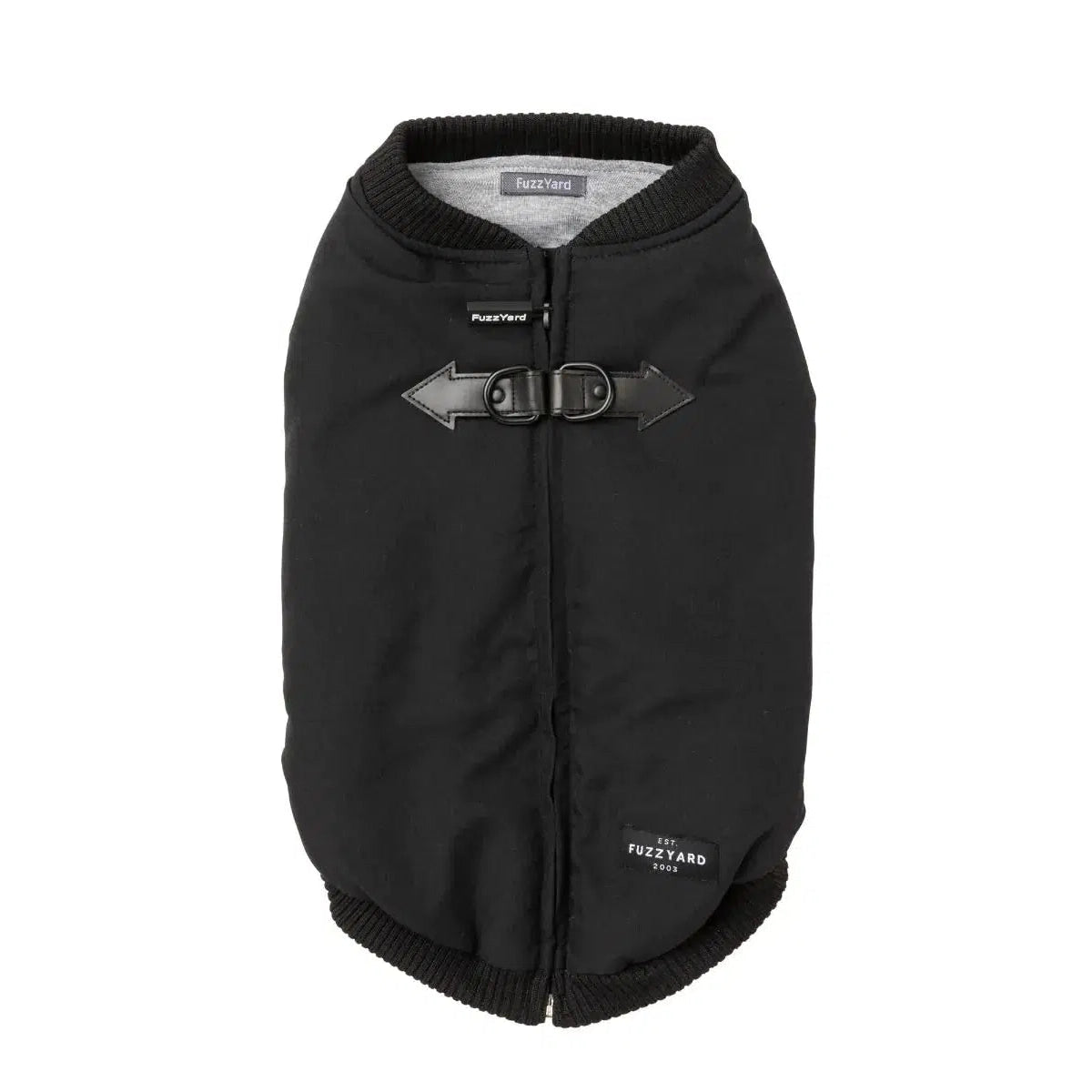 FuzzYard | East MacGyver Dog Harness Jacket - Black-FuzzYard-Love My Hound