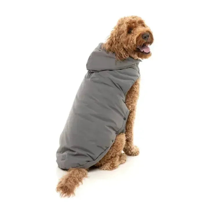 FuzzYard | Essential Puffer Jacket - Grey-FuzzYard-Love My Hound