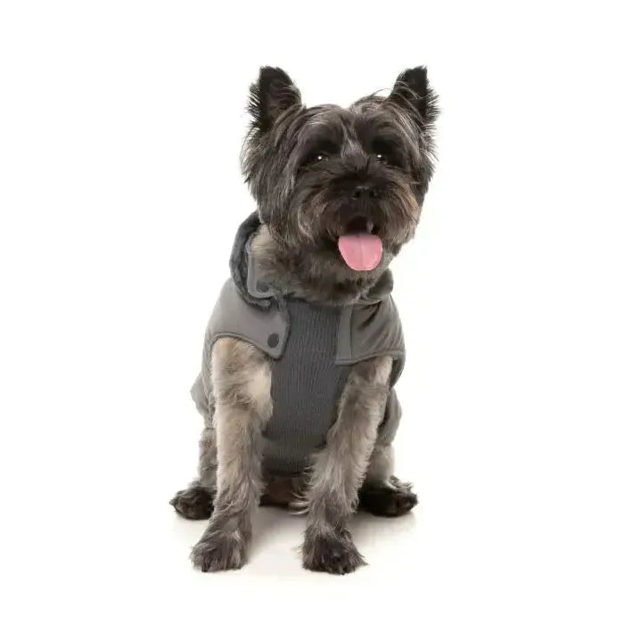 FuzzYard | Essential Puffer Jacket - Grey-FuzzYard-Love My Hound