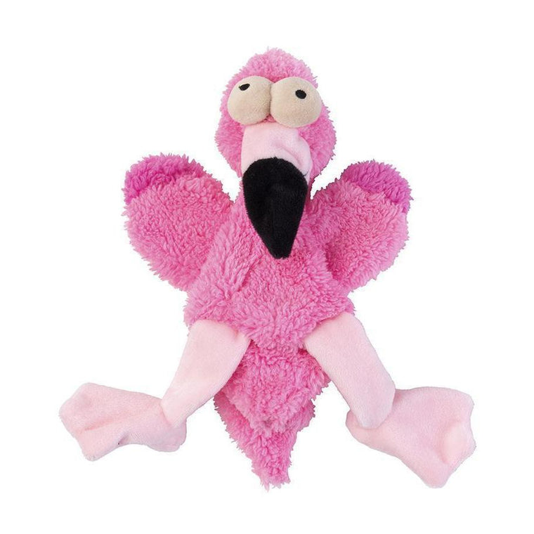FuzzYard - Flat Out Flo the Flamingo - Plush Dog Toy