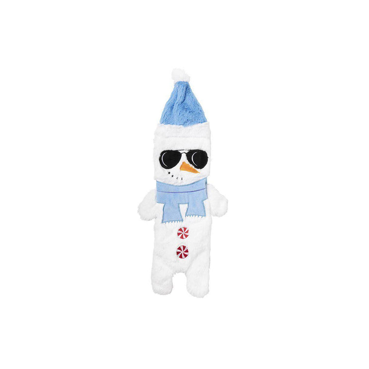 FuzzYard | Flat Out Snowman - Dog Toy