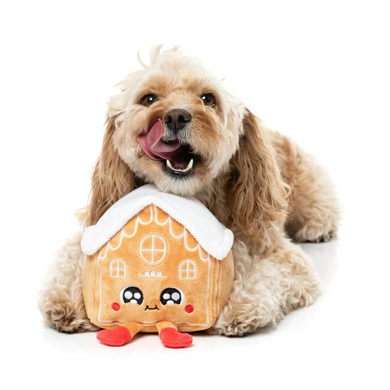 FuzzYard | Gingerbread House Dog Toy-FuzzYard-Love My Hound