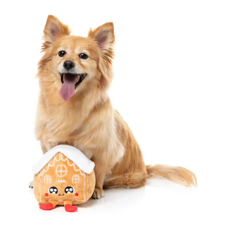 FuzzYard | Gingerbread House Dog Toy-FuzzYard-Love My Hound