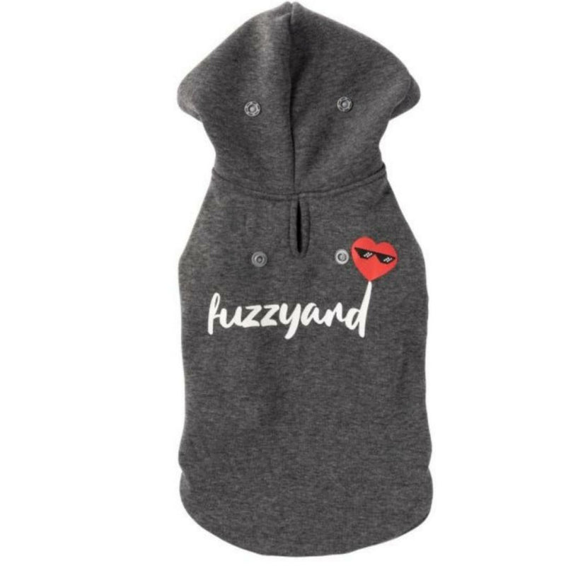 FuzzYard - Heartbreaker Hoodie - Grey-FuzzYard-Love My Hound