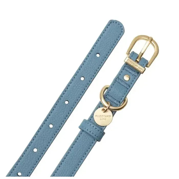 FuzzYard Life | Atelier Dog Collar - French Blue-FuzzYard Life-Love My Hound