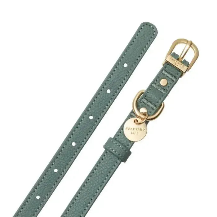 FuzzYard Life | Atelier Dog Collar - Myrtle Green-FuzzYard Life-Love My Hound