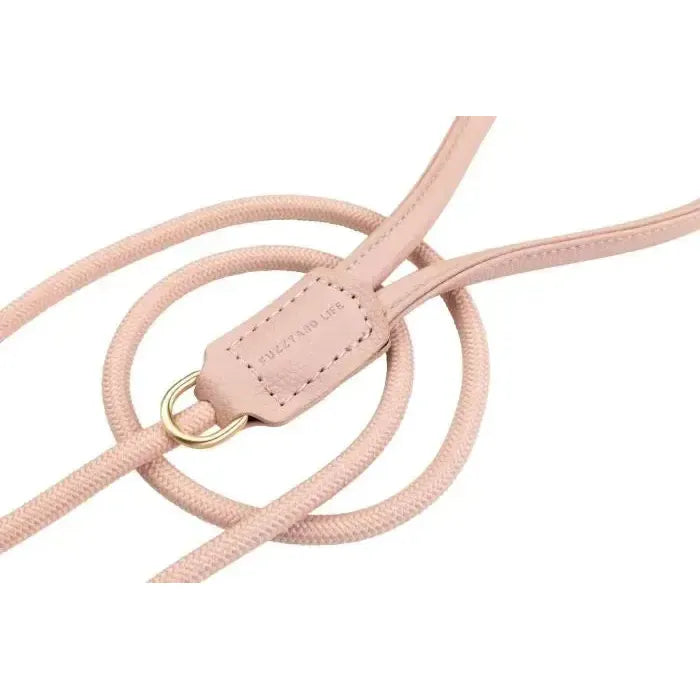 FuzzYard Life | Atelier Rope Dog Lead - Blush Pink-FuzzYard Life-Love My Hound