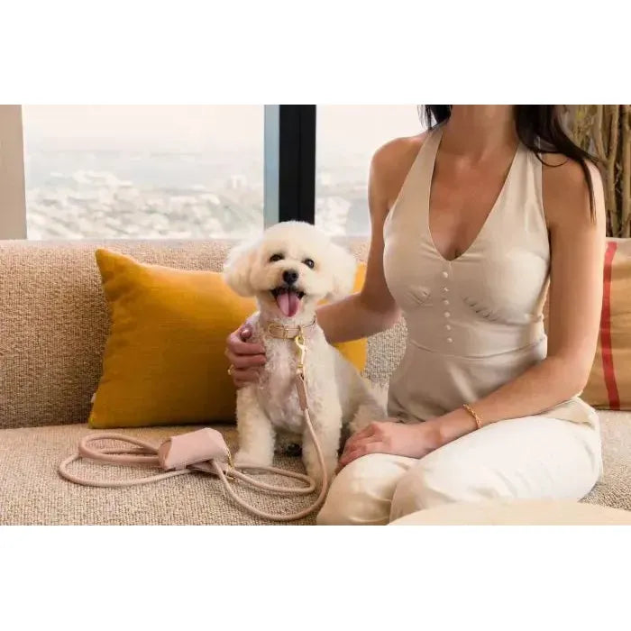 FuzzYard Life | Atelier Rope Dog Lead - Blush Pink-FuzzYard Life-Love My Hound