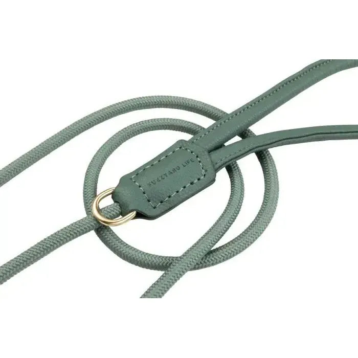FuzzYard Life | Atelier Rope Dog Lead - Myrtle Green-FuzzYard Life-Love My Hound