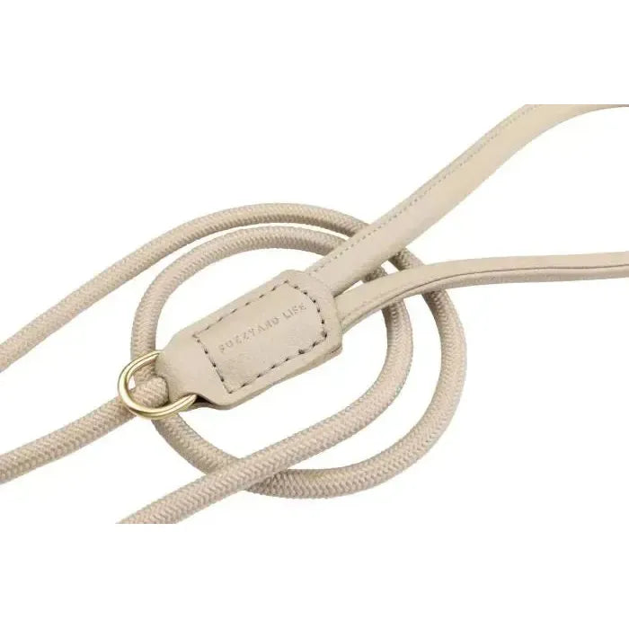 FuzzYard Life | Atelier Rope Dog Lead - Sandstone-FuzzYard Life-Love My Hound