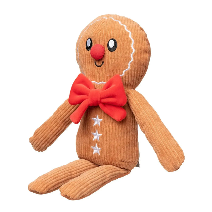 FuzzYard Life | Christmas Gingerbread Plush Dog Toy-FuzzYard Life-Love My Hound