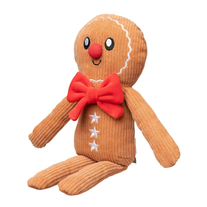 FuzzYard Life | Christmas Gingerbread Plush Dog Toy-FuzzYard Life-Love My Hound