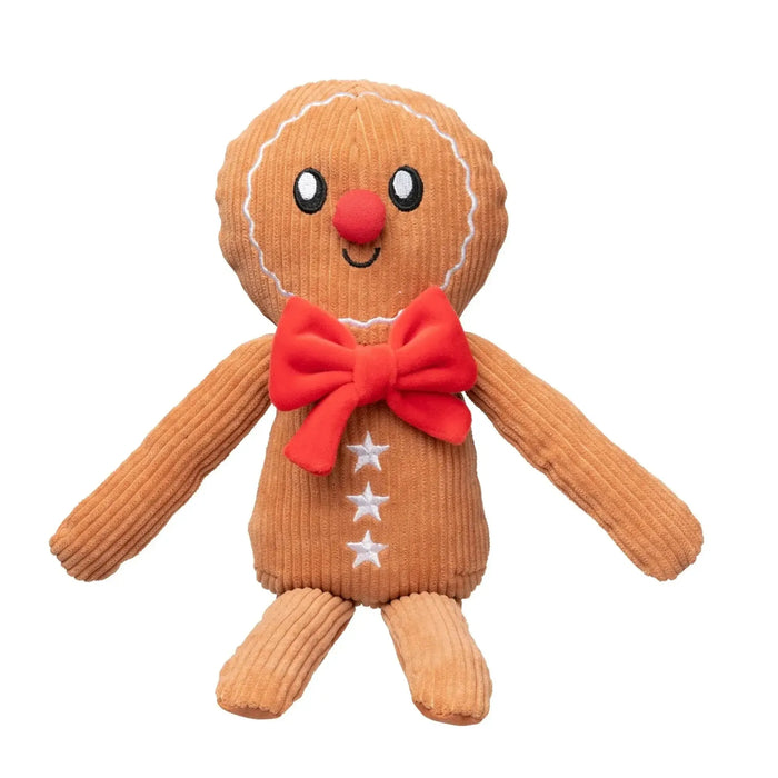 FuzzYard Life | Christmas Gingerbread Plush Dog Toy-FuzzYard Life-Love My Hound