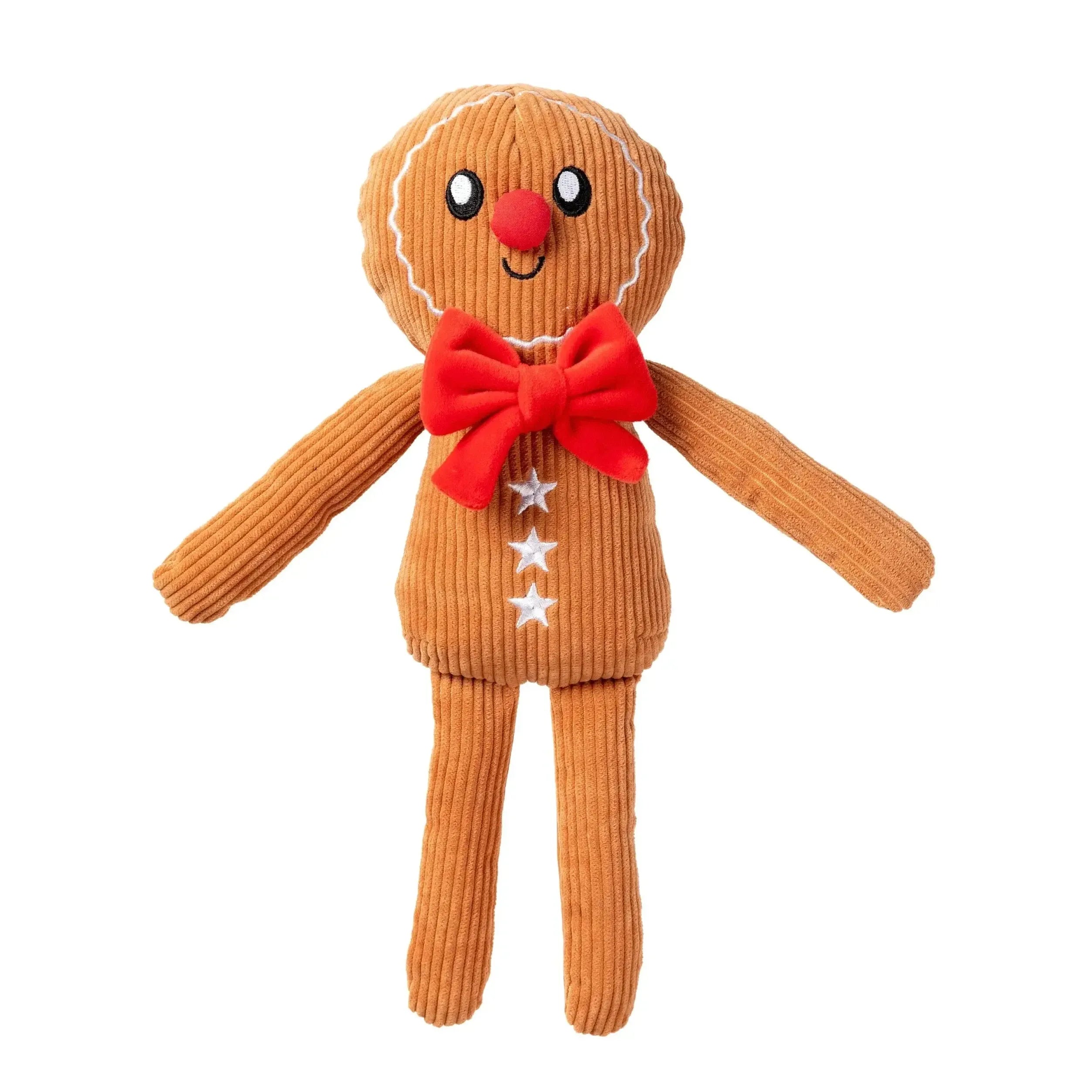FuzzYard Life | Christmas Gingerbread Plush Dog Toy-FuzzYard Life-Love My Hound