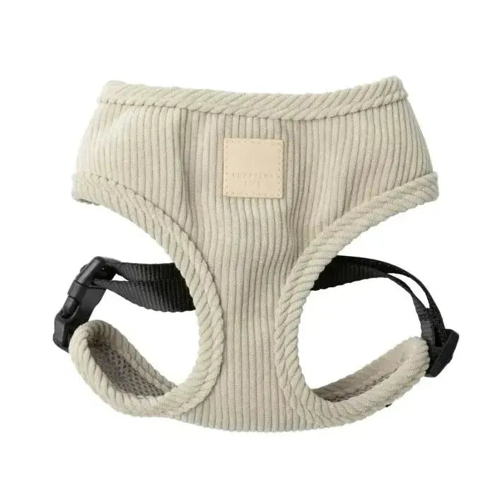FuzzYard Life | Corduroy Dog Harness - Sandstone-FuzzYard Life-Love My Hound