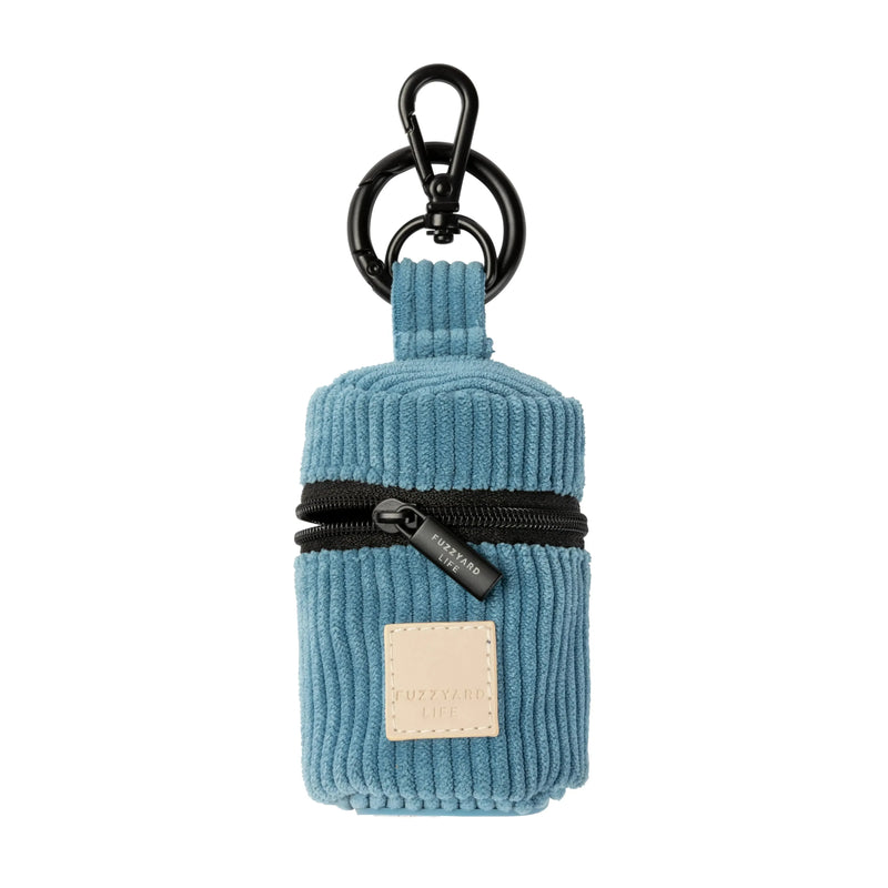 FuzzYard Life | Corduroy Poop Bag Dispenser - French Blue-FuzzYard Life-Love My Hound