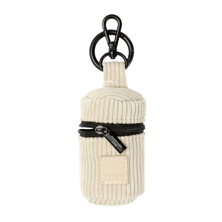 FuzzYard Life | Corduroy Poop Bag Dispenser - Sandstone