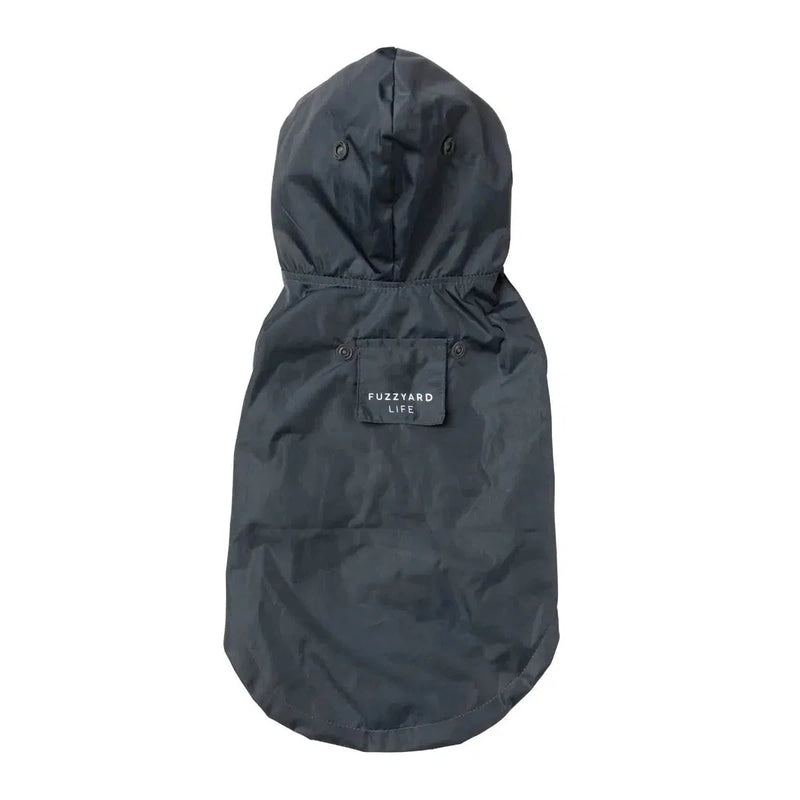 FuzzYard Life - Raincoat - Slate Grey-FuzzYard Life-Love My Hound