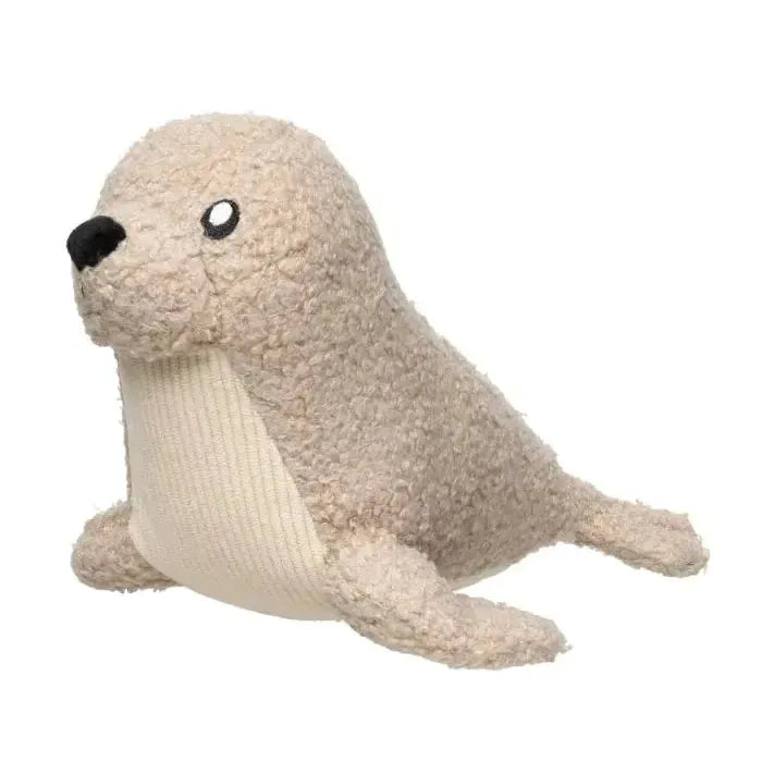 FuzzYard Life | Sandstone Seal – Plush Dog Toy