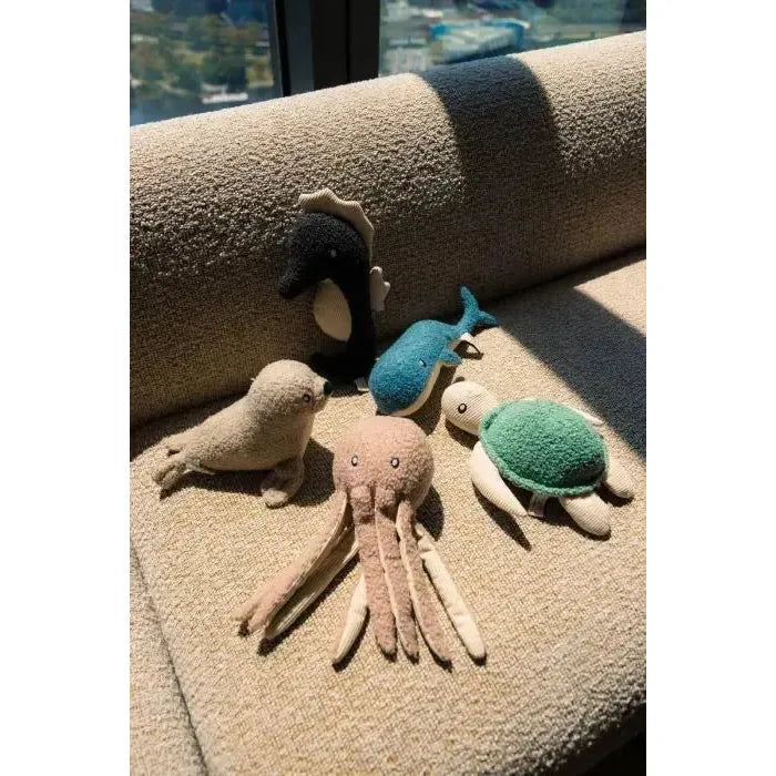 FuzzYard Life | Slate Grey Seahorse – Plush Dog Toy-FuzzYard Life-Love My Hound