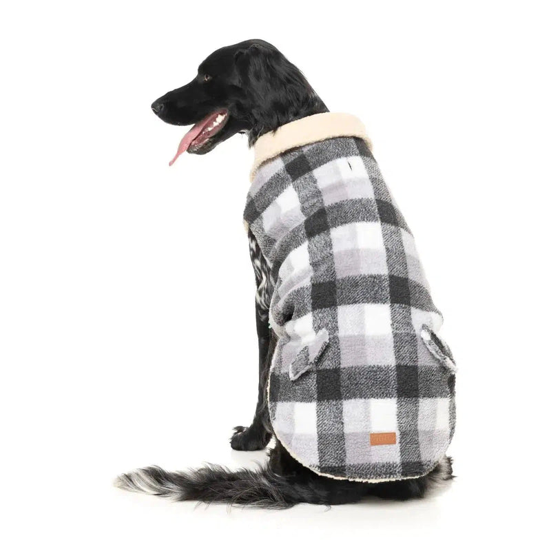 Flannel top dog jacket