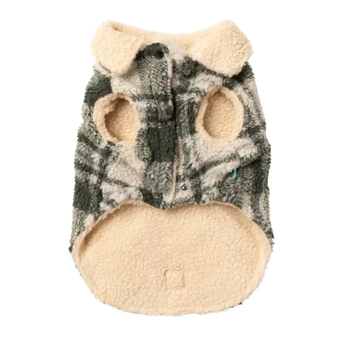 FuzzYard | Lumberjack Jacket - Money Green / Cream-FuzzYard-Love My Hound