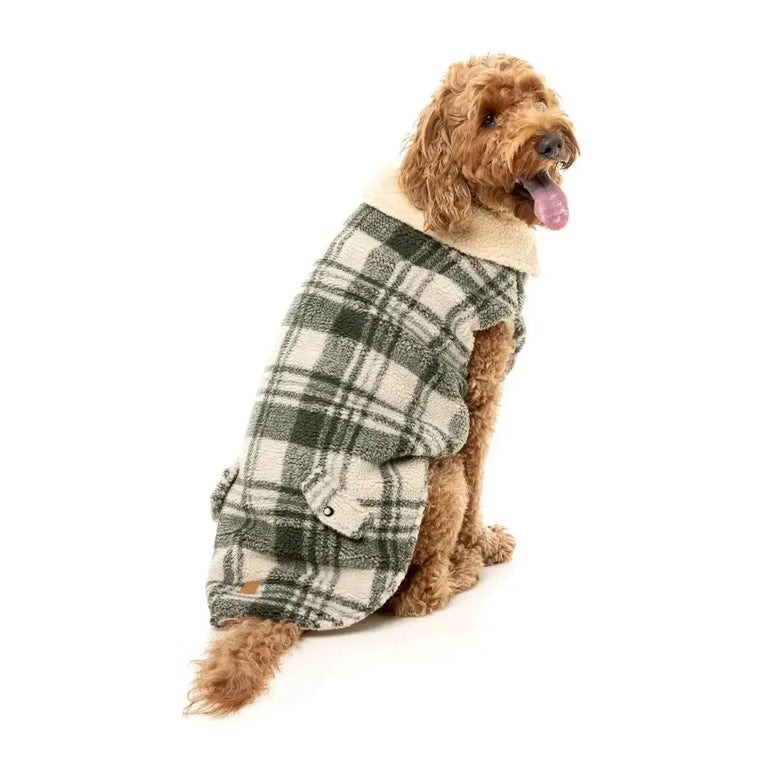 FuzzYard | Lumberjack Jacket - Money Green / Cream