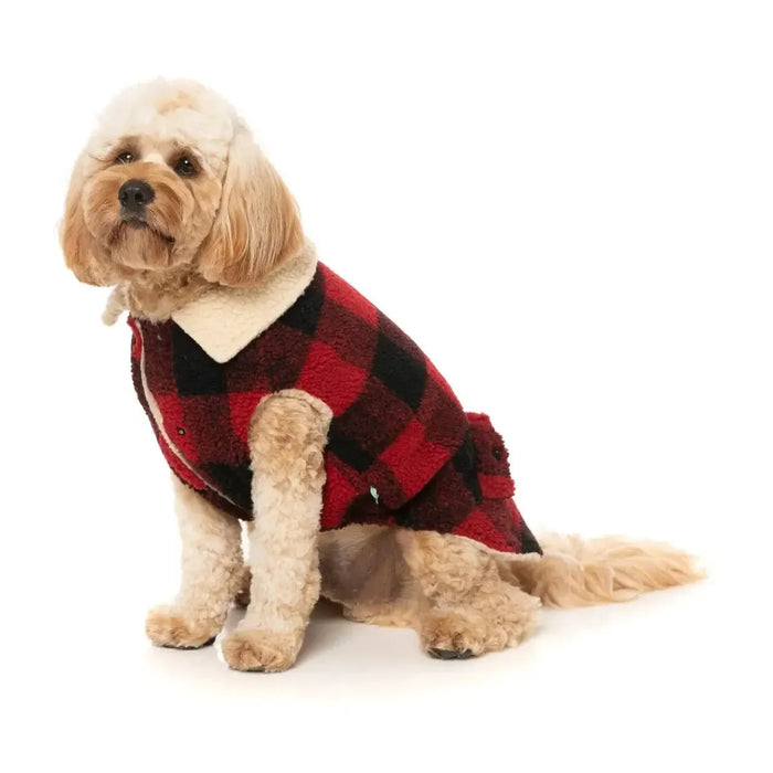 FuzzYard | Lumberjack Jacket - Red-FuzzYard-Love My Hound