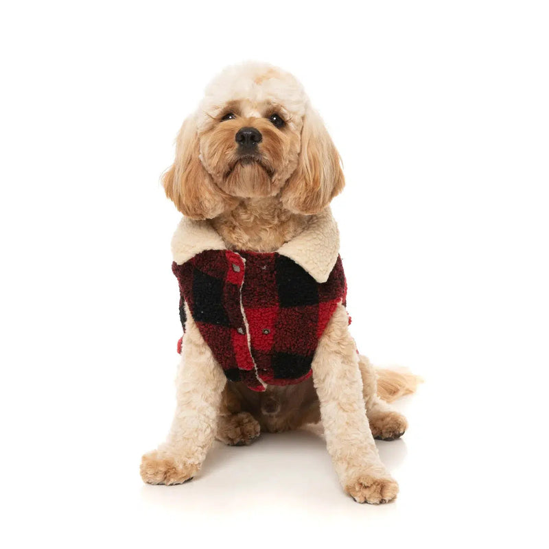 FuzzYard | Lumberjack Jacket - Red-FuzzYard-Love My Hound