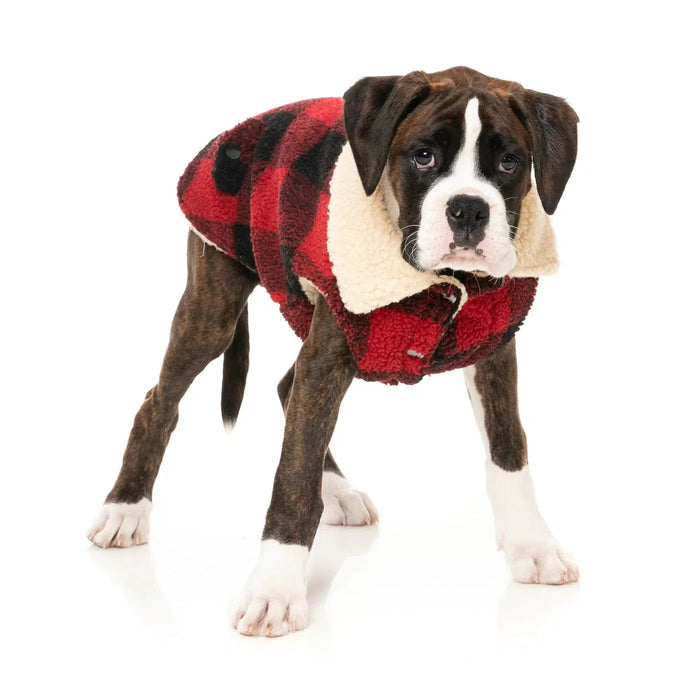 FuzzYard | Lumberjack Jacket - Red-FuzzYard-Love My Hound