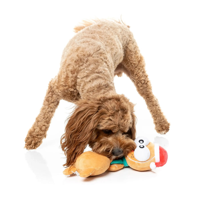 FuzzYard | Monecka Christmas Turkey Dog Toy-FuzzYard-Love My Hound