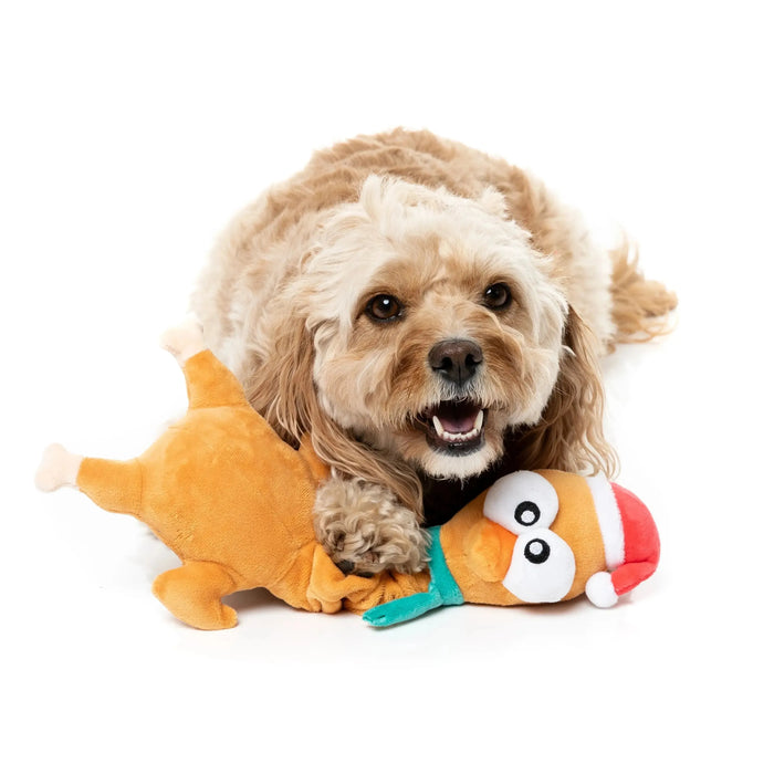 FuzzYard | Monecka Christmas Turkey Dog Toy-FuzzYard-Love My Hound